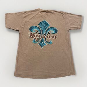 Jesus Shirt Mens XL Lionhardt Brown Cotton‎ Christian God Y2K Vintage